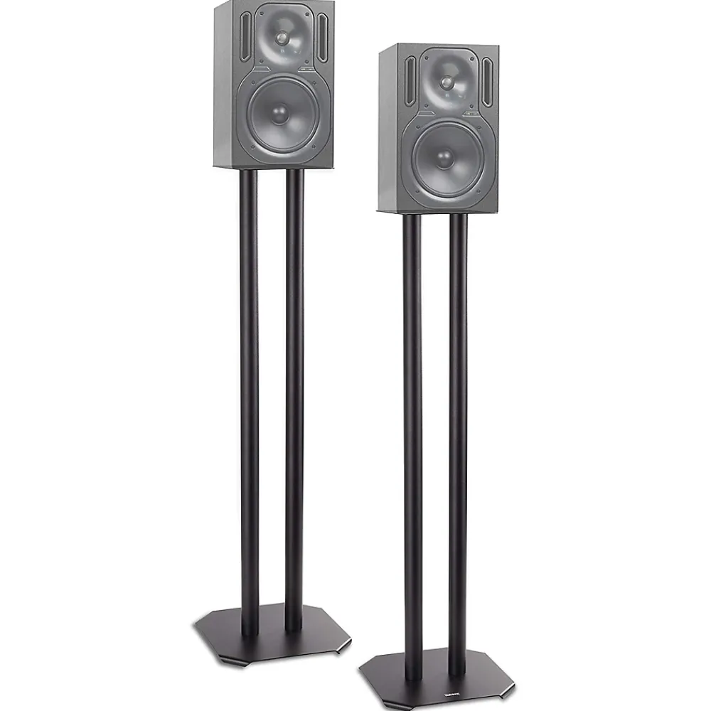 Duronic SPS1022-60 Pieds enceintes 60 cm lestables avec du sable Cônes anti vibrations Set de 2 pour hifi stéréo home cinema