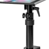Duronic SPS15 Support d'enceintes de bureau Hauteur réglable Inclinable Rotatif Pince de fixation 24 x 20 cm Charge max 5 kg