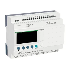 Schneider Electric Sr3b261bd Schneider - Automate Zelio Logic - Relais Intelligent 26 E/s Extensibles - 24vcc - Horloge + Afficheur