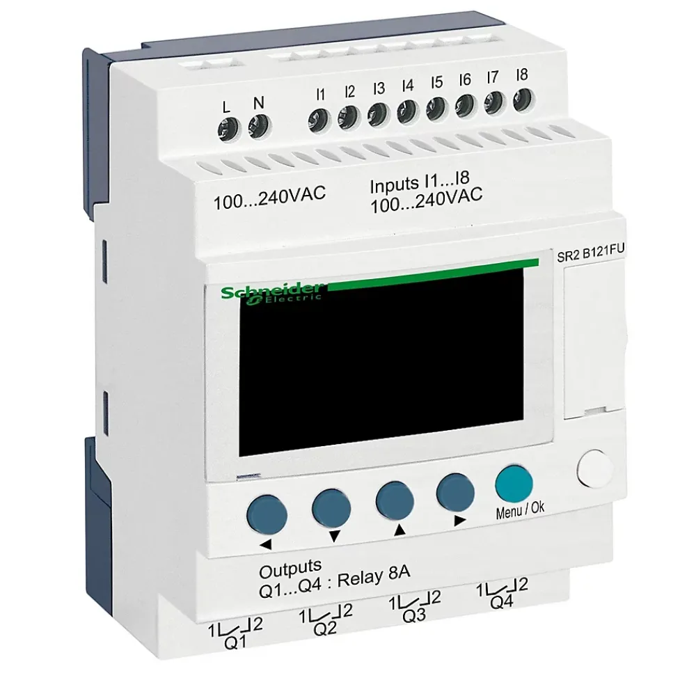 Schneider Electric Routeur Et Extension Wifi-Sr2b121fu Schneider - Automate Zelio Logic - Relais Intelligent 12e/s 100 à 240vca - Horloge + Afficheur