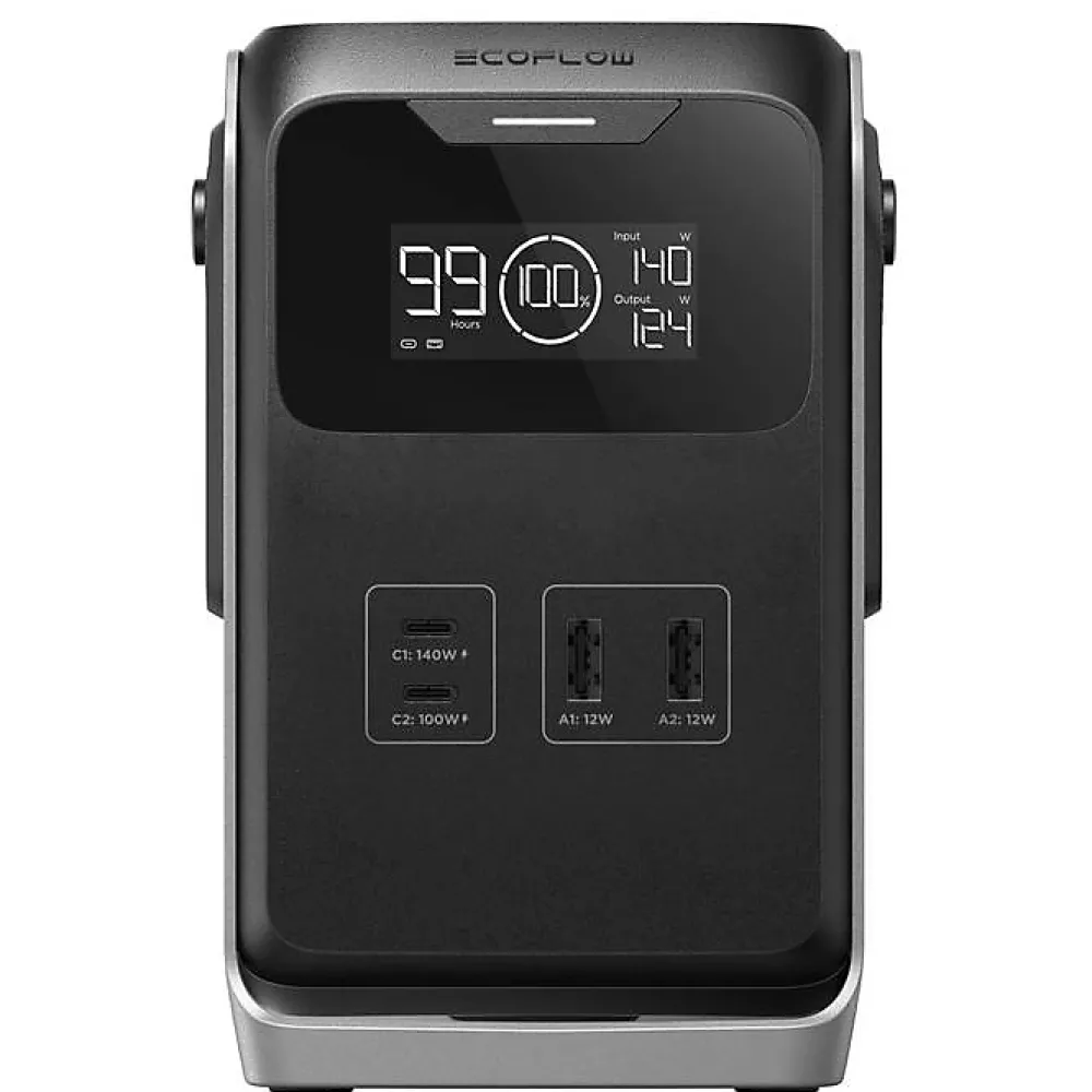 EcoFlow Station Électrique-Station électrique ultra portable Trail 200 DC 192Wh avec poignée