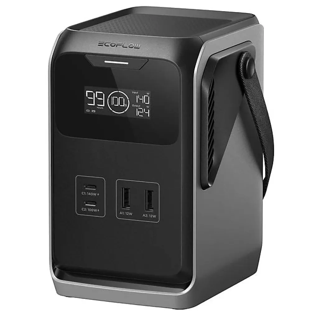 EcoFlow Station Électrique-Station électrique ultra portable Trail 200 DC 192Wh avec poignée