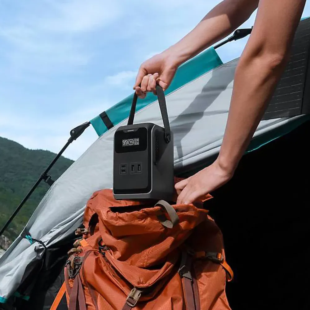 EcoFlow Station Électrique-Station électrique ultra portable Trail 200 DC 192Wh avec poignée