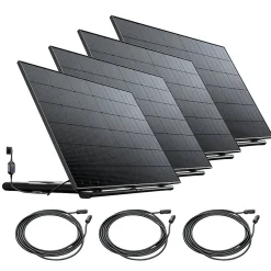Play2.Solar Kit Panneau Solaire-Station Max 1740Wc + Lestage - Plug and Play - Play2Solar