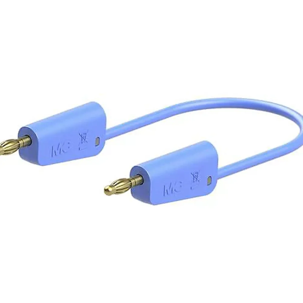 Staubli Stäubli LK-4A-S25 64.1037-20023 cordon de mesure 200 cm bleu, prise 4 mm empilable