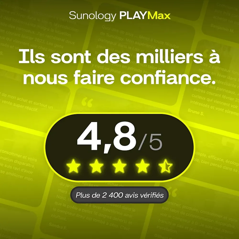 Sunology Panneau Solaire Plug And Play-PLAY Max, Panneau solaire 450W bifacial avec batterie hybride & modulaire 700Wh, Station solaire livrée assemblée