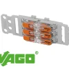 Wago Support de fixation borne inline 3 voies