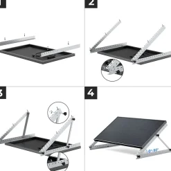 EcoFlow Support de montage inclinable 28° pour panneau solaire rigide 100 W