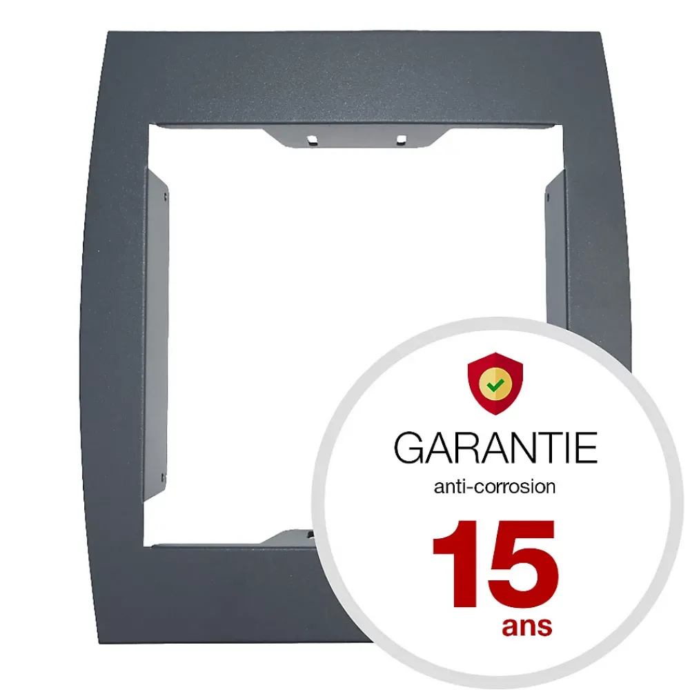 Renz Support grillage rigide & palissade Gris anthr. mat sablé RAL 7016MS
