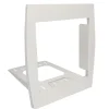 Renz Support De Boîte Aux Lettres-Support grillage rigide & palissade Blanc crème mat sablé RAL 9010MS