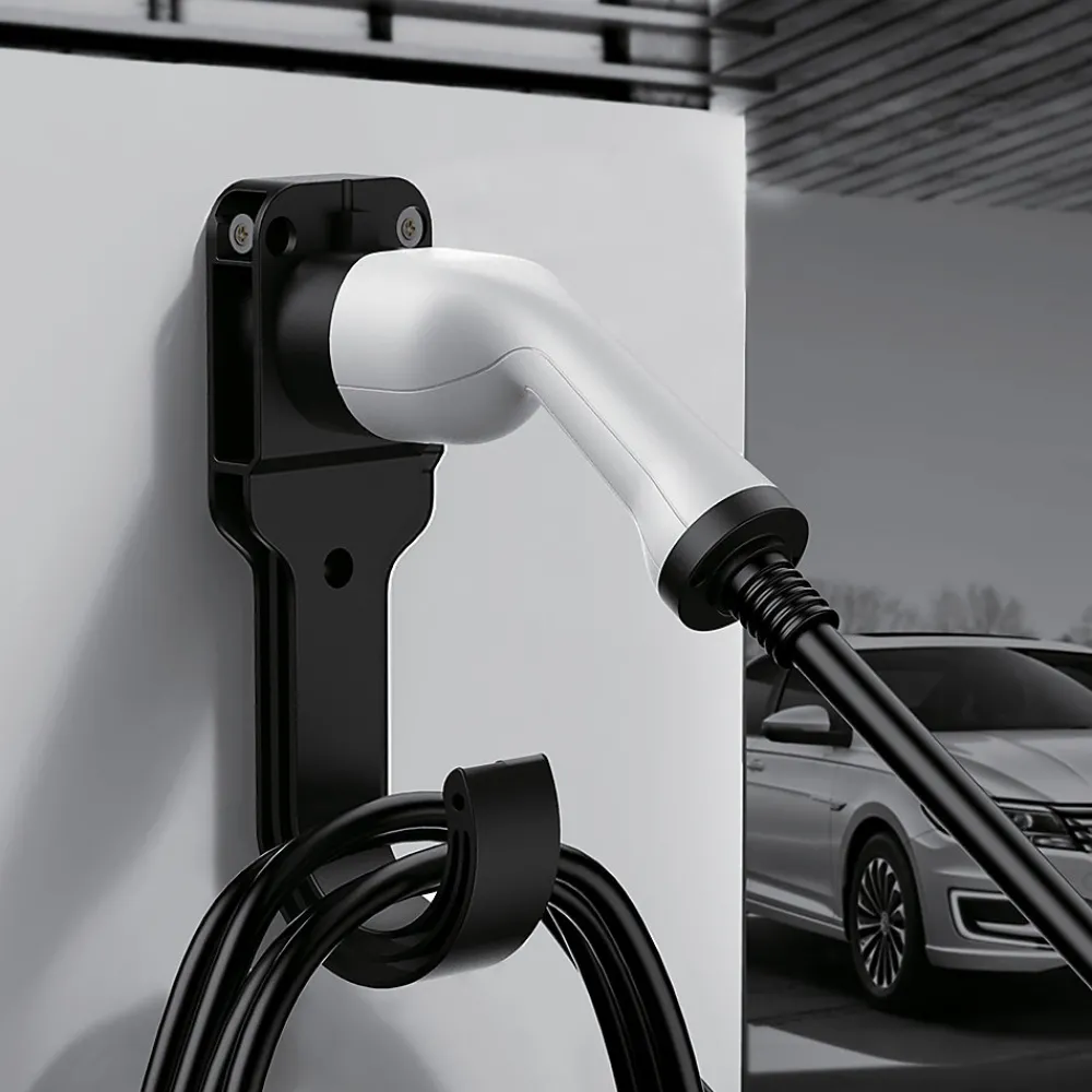 Support mural avec crochet pour pistolet chargeur voiture électrique
