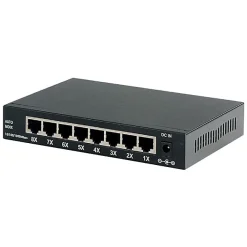 Erard Câble Et Connectique Réseau-Switch RJ45 en métal 8 ports connectivité femelle