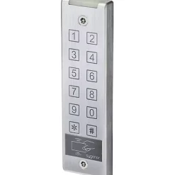 Sygonix Serrure Connectée-SY-4777290 Clavier à code RFID montage apparent, aluminium, IP65, 600 utilisateurs