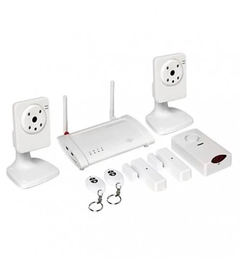 Avidsen Système Alarme et video Surveillance Wifi Maison Connecté PackOP Link 110764