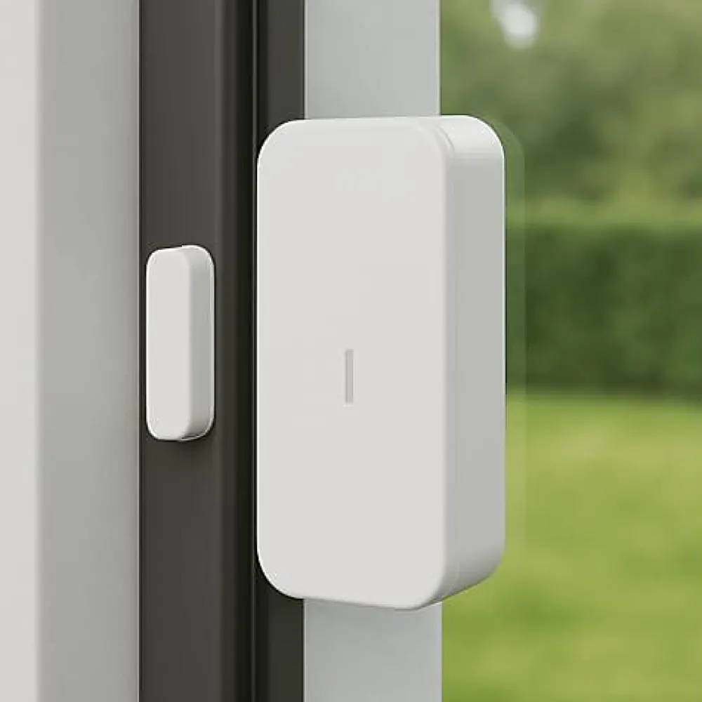 Daewoo Alarme Sans Fil-Système d'alarme connecté Sans Abonnement Vigilia Wifi - 1 caméra + 6 accessoires - Batterie et sirène intégrées