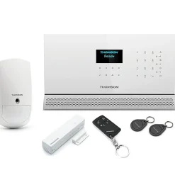 Avidsen Alarme Sans Fil-Système d'alarme sans fil sécurité Maison multizones Transm GSM ou internet THOMSON 512740