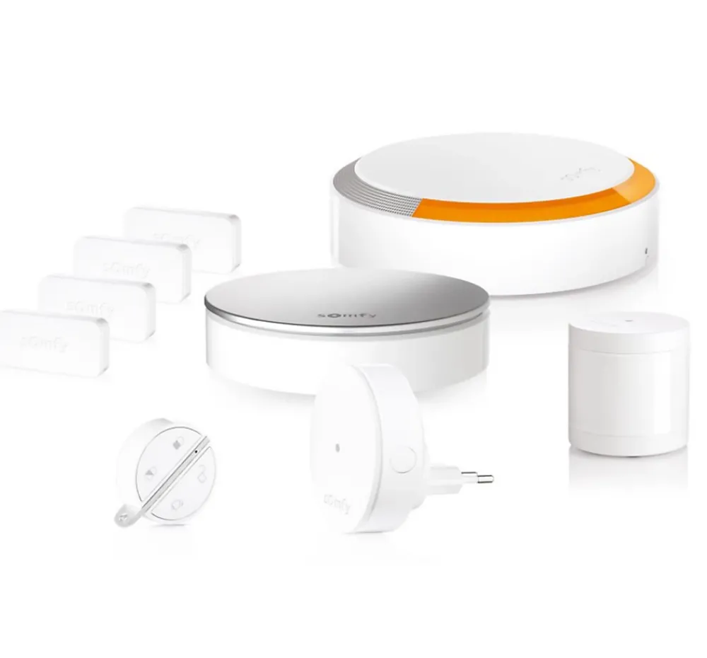 Somfy Alarme Sans Fil-Système d'alarme Home alarme max + Caméra extérieure avec sirène intégrée