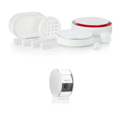 Somfy Système d'alarme Home Alarm Advanced Max 1875254 + Caméra de surveillance intérieure