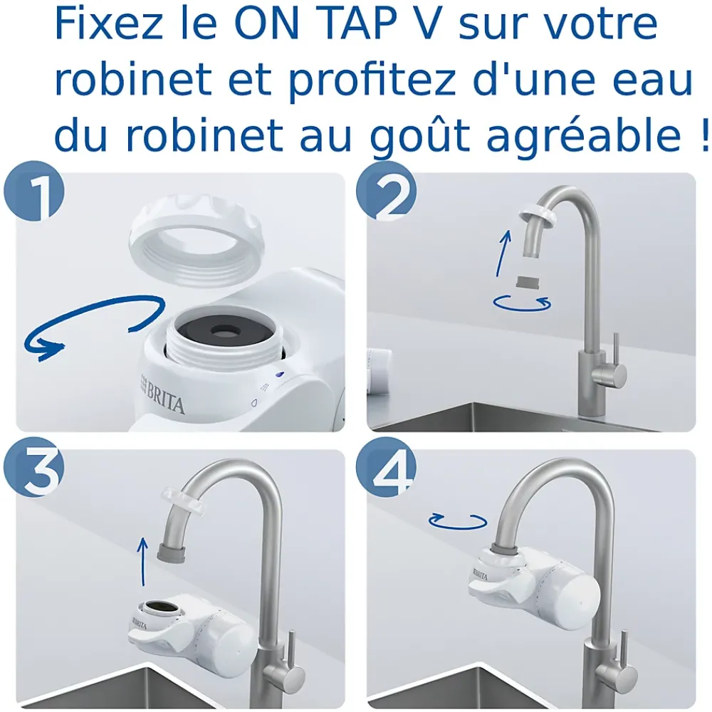 Brita Système de filtration sur robinet ON TAP V