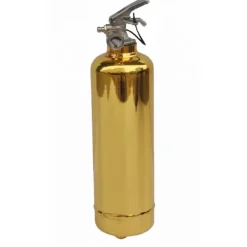 ABC Système d’extinction d'incendie 1 kg Lifebox avec manomètre or