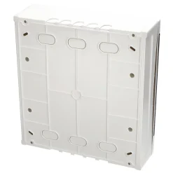 Edo Tableau électrique apparent 24 modules 2x12 blanc fumé IP44 avec rail DIN 777848