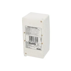 Edo Tableau électrique apparent S4 avec fenêtre sans couvercle blanc IP20 avec rail DIN 777834