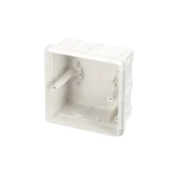 Edo Tableau Électrique Nu-Tableau électrique encastré 4 modules blanc fumé IP44 avec rail DIN 777837