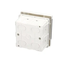Edo Tableau Électrique Nu-Tableau électrique encastré 4 modules blanc fumé IP44 avec rail DIN 777837
