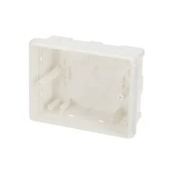 Edo Tableau Électrique Nu-Tableau électrique encastré 6 modules blanc fumé IP44 avec rail DIN 777839