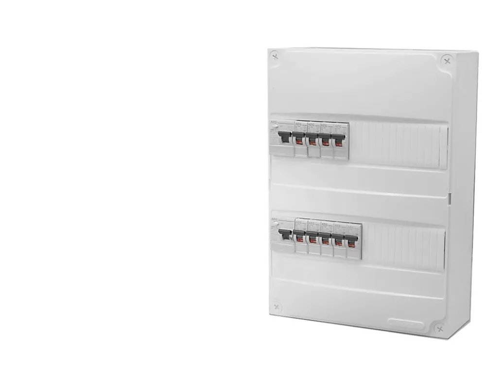 ABB Tableau Électrique Pré-Équipé-Tableau électrique precable (9 disjoncteurs + 2 ID)