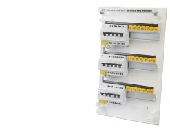 ABB Tableau Électrique Pré-Équipé-Tableau électrique pré équipé apparent 3 rangées à vis