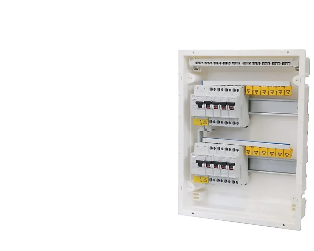 ABB Tableau électrique pré équipé encastré 2 rangées à vis