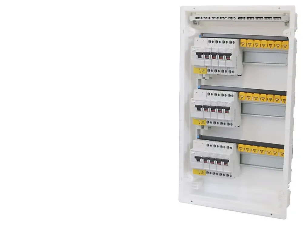 ABB Tableau électrique pré équipé encastré 3 rangées à vis