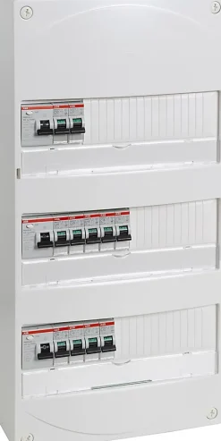 ABB Tableau électrique pré-équipé et pré-câblé 3 rangées