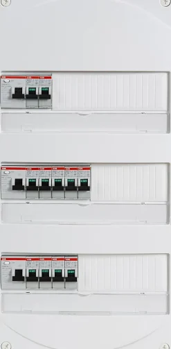 ABB Tableau électrique pré-équipé et pré-câblé 3 rangées