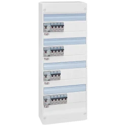 Legrand Tableau électrique pré-équipé et pré-câblé 4 rangées - 52 modules (20 inclus)
