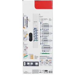 Legrand Tableau électrique pré-équipé et pré-câblé 4 rangées - 52 modules (20 inclus)
