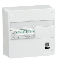 Schneider Electric Tableau Électrique Pré-Équipé-Tableau électrique pré-équipé et pré-câblé 1 rangée - 13 modules (6 inclus) Resi9 XP