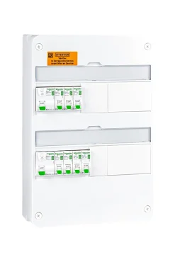 Schneider Electric Tableau Électrique Pré-Équipé-Tableau électrique pré-équipé et pré-câblé T1 au T3 - 2 rangées - 13 modules Resi9 XE
