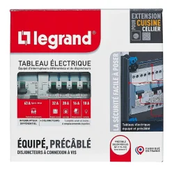 ABB Tableau Électrique Pré-Équipé-Tableau électrique pré-équipé et pré-câblé 2 rangées