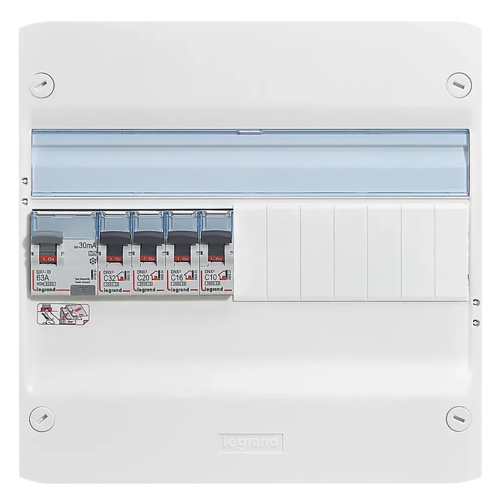 Legrand Tableau électrique pré-équipé et pré-câblé 1 rangée - 13 modules (5 inclus)