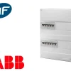 ABB Tableau électrique pré équipé saillie 2 rangées à vis