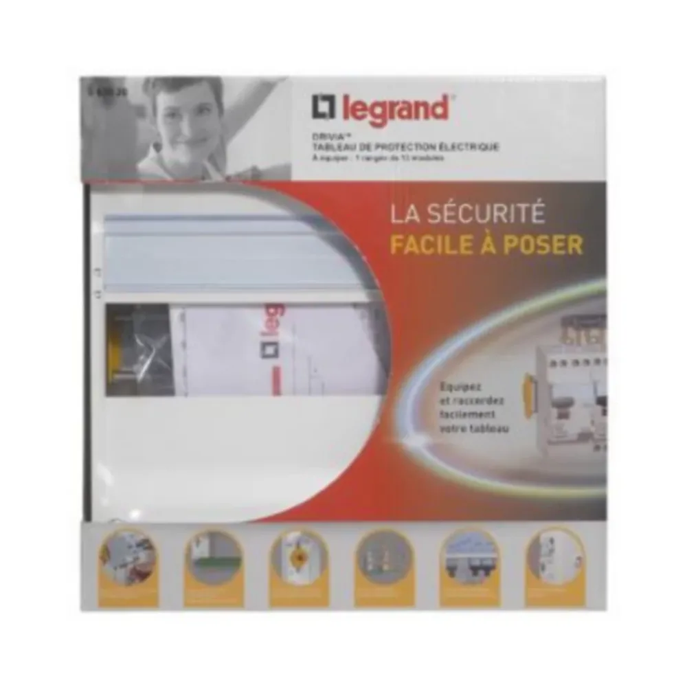 Legrand Tableau électrique à équiper 1 rangée - 13 modules