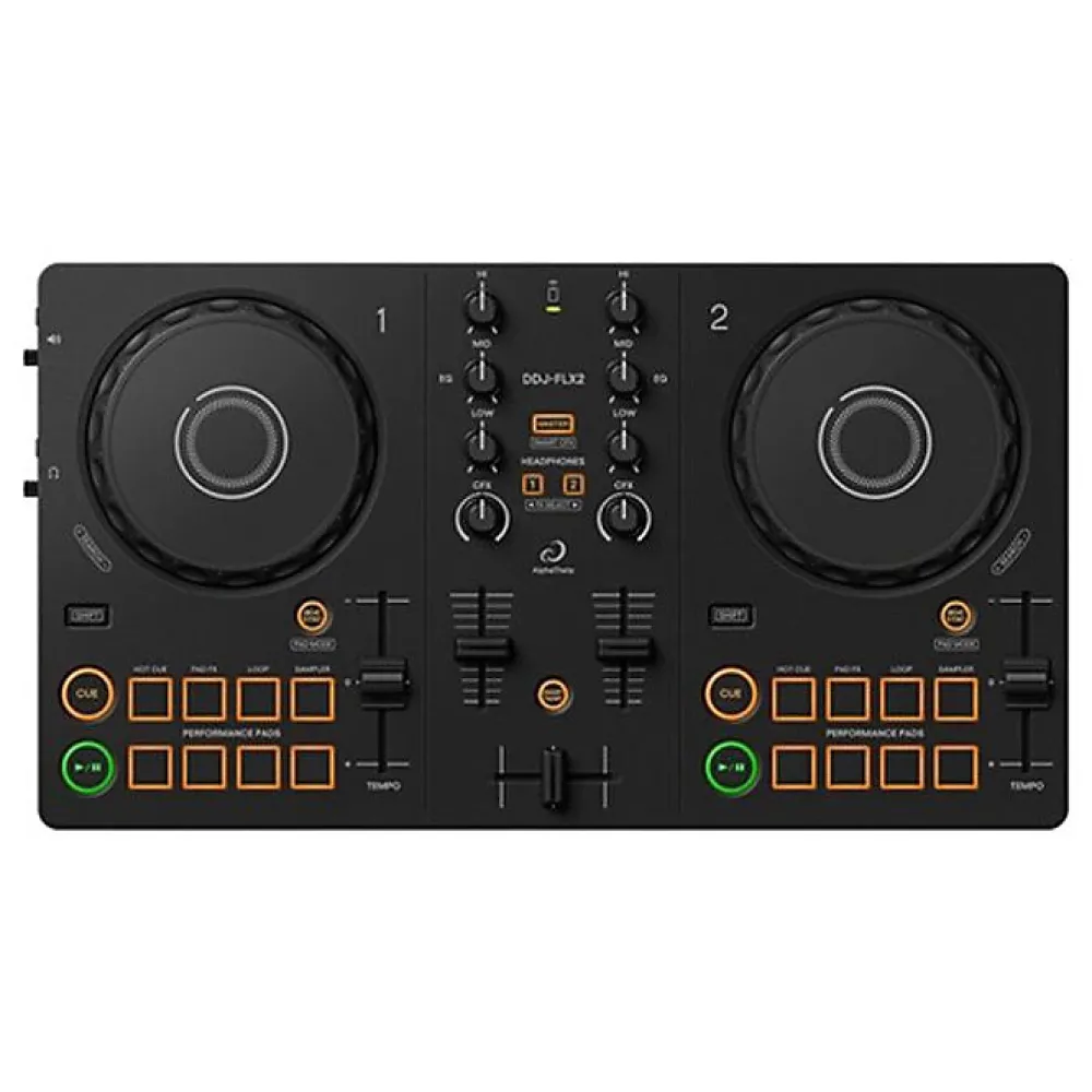 Pioneer Dj Enceinte, Écouteur Et Casque-Table de mixage - - DDJ-FLX2 - USB-C - Léger - Performances en direct
