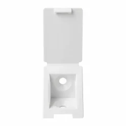 Diall Equerre De Fixation-12 tak'ecker plastique blanc 25 x 25 mm
