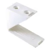 Diall Equerre De Fixation-Tak'ecker Plastique Blanc 24 x 43 x 43 mm