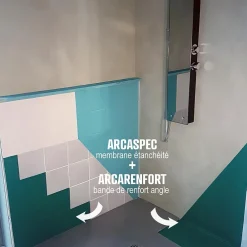 Arcane Industries étanchéité douche salle de bain sous carrelage et béton ciré kit - 5 m² -