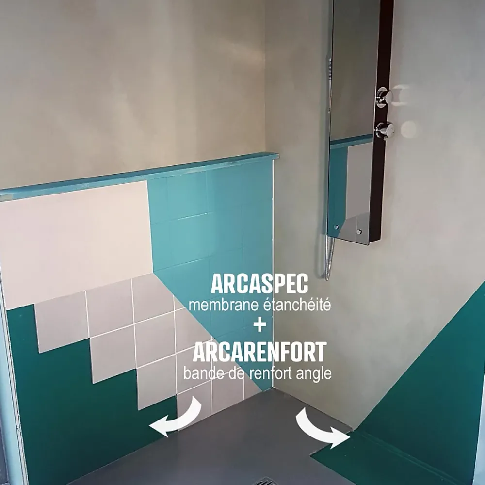 Arcane Industries étanchéité douche salle de bain sous carrelage et béton ciré kit - 5 m² -