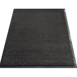 Floordirekt Tapis de Porte Paillasson d'entrée Monochrom Noir 200 x 200 cm