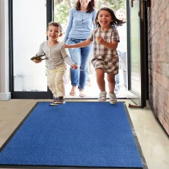Floordirekt Patin, Feutre Et Embout-Tapis de Porte Paillasson d'entrée Monochrom Gris argent 60 x 180 cm
